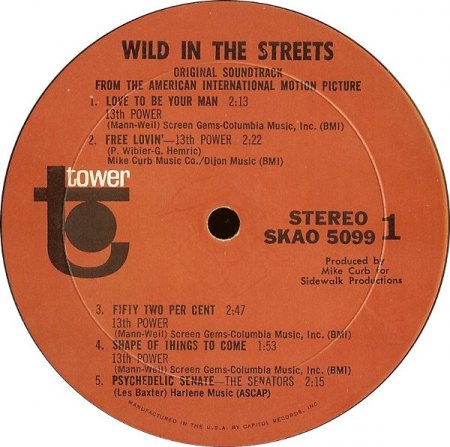 Arrows - Wild in the street (Soundtrack).jpeg
