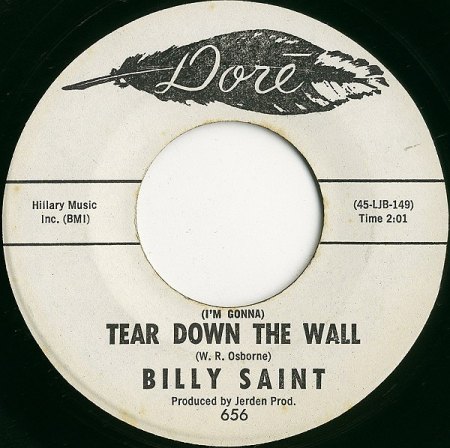 BILLY SAINT-TEAR DOWN THE WALL(DORE 656).jpg