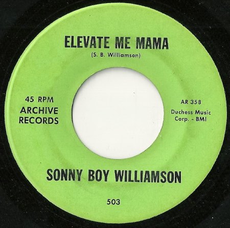 Williamson, Sonny Boy - Elevate me mama.jpg