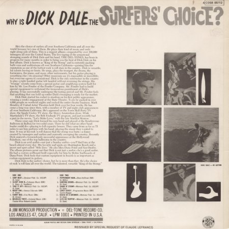 Dale, Dick - Surfer's Choice LP_2.jpg