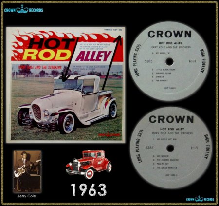 JERRY KOLE &amp; THE STROKERS (JERRY COLE) CROWN LP CST-385_IC#001.jpg