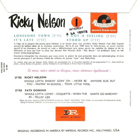 EP Ricky Nelson arr  Polydor 27701 France.jpg