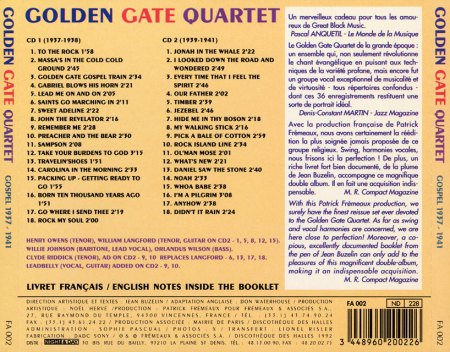 Golden Gate Quartet - Gospel 1937-1941 DCD (3).jpg