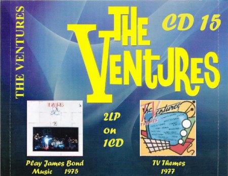 Ventures - CD 15 Ventures play James Bond Music  &amp; TV themes .jpg