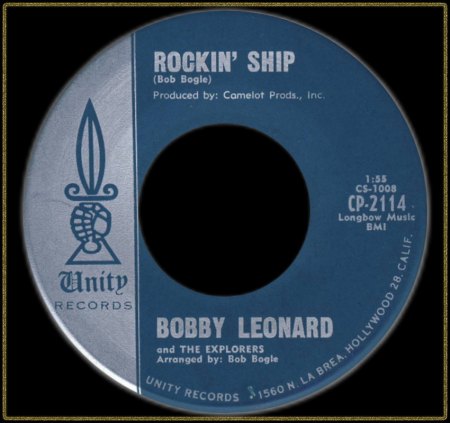 BOBBY LEONARD &amp; THE EXPLORERS - ROCKIN' SHIP_IC#002.jpg