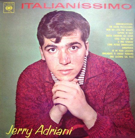 Jerry Adriani - 1964 - Italianíssimo - Front.JPG