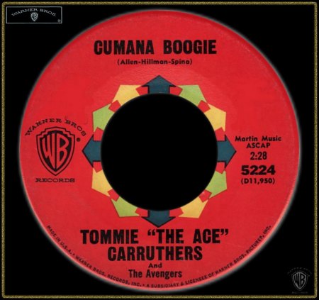 TOMMIE THE ACE CARRUTHERS &amp; THE AVENGERS - CUMANA BOOGIE_IC#002.jpg