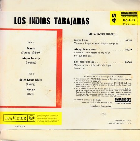 LOS INDIOS TABAJARAS-EP - Martha - CV RS -.jpg