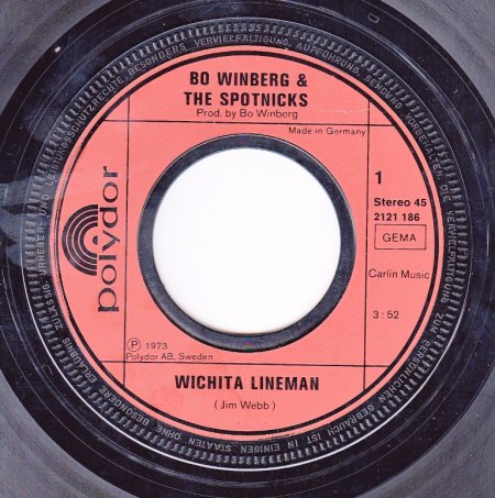 BO WINBERG &amp; THE SPOTNICKS - Wichita Lineman -B-.jpg
