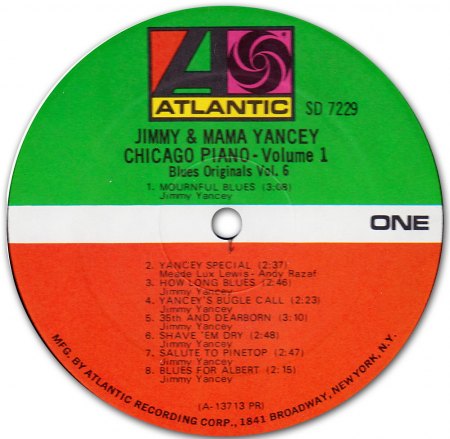 Yancey, Jimmy &amp; Mama - Chicago Piano LP (2).jpg
