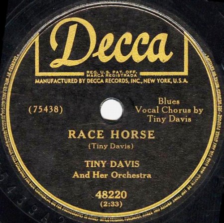 Tiny Davis - Decca 78 rpm.Jpg