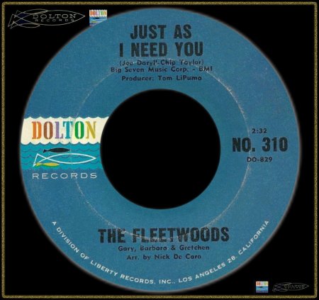 FLEETWOODS - JUST AS I NEED YOU_IC#002.jpg