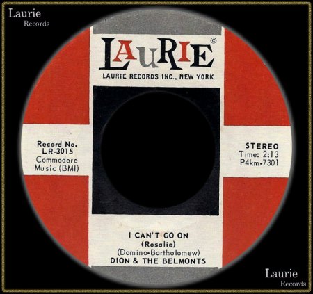 DION &amp; THE BELMONTS - I CAN'T GO ON (ROSALIE)_IC#003.jpg
