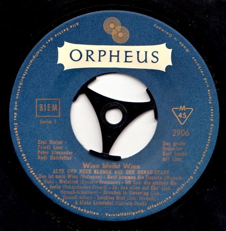 WIEN BLEIBT WIEN-EP - Orpheus Nr. 2906 -A-.jpg