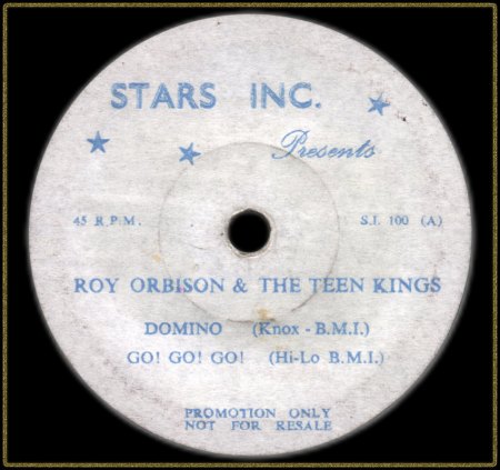TEEN KINGS WITH ROY ORBISON &amp; THE ROSES - (A CAT CALLED) DOMINO (PETTY VERS.)_IC#002.jpg