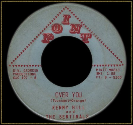 KENNY HILL &amp; THE SENTINALS - OVER YOU_IC#001.jpg