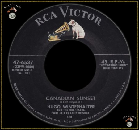 HUGO WINTERHALTER &amp; HIS ORCHESTRA WITH EDDIE HEYWOOD - CANADIAN SUNSET_IC#002.jpg