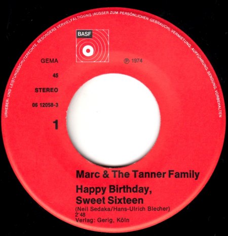 MARC &amp; THE TANNER FAMILY - Happy Birthday, Sweet Sixteen -A-.jpg