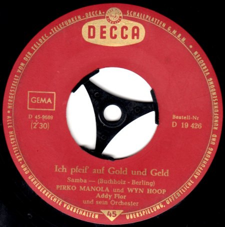 PIRKO MANOLA &amp; WYN HOOP - Ich pfeif' auf Gold und Geld -A-.jpg