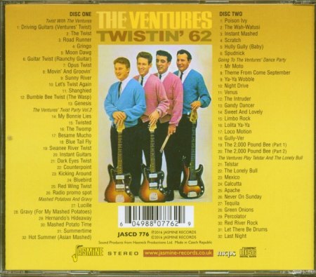 The VENTURES - Twistin' 62 - Five Original LPs Plus Bonus Tracks.b.jpg