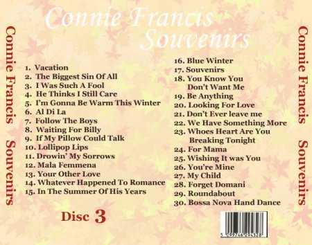 Francis, Connie - Souvenirs CD 3  (2).jpg