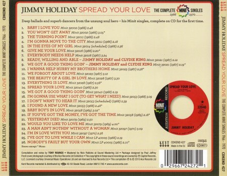 Holiday, Jimmy - Spread your love (2).jpg