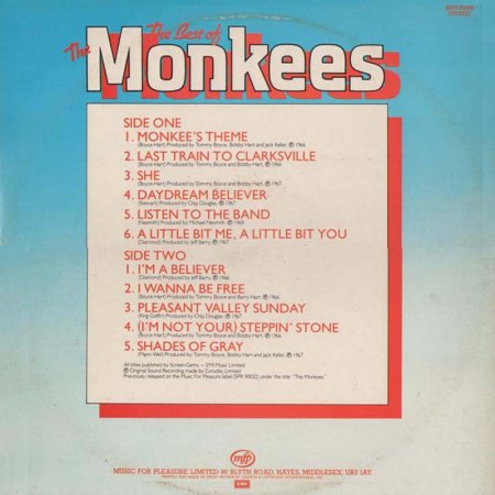 The Monkees - The Best Of (LP 1966-69) - BACK.JPG