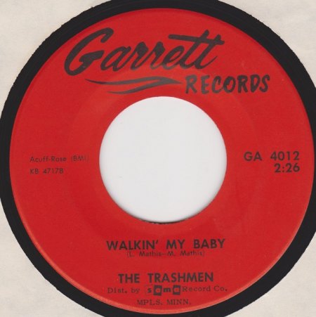 k-Trashmen - Walking My Baby - label 001.jpg