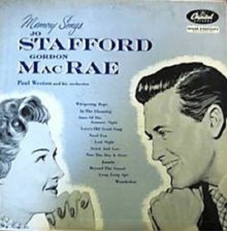 Stafford Jo &amp; Gordon MacRae - Memory songs.JPG