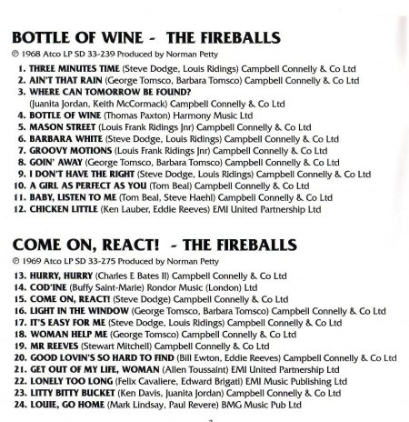 The Fireballs - Bottle Of Wine &amp; Come On, React! - Page 2 &amp; 3a.jpg