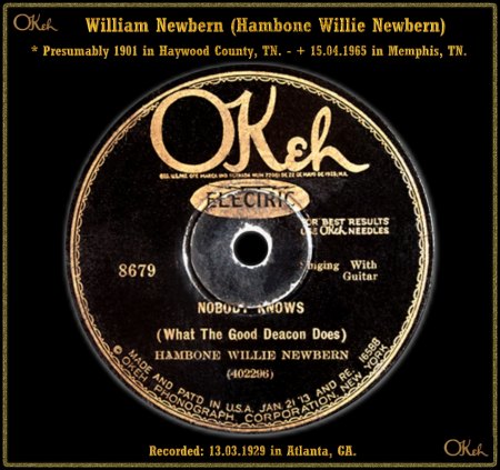 HAMBONE WILLIE NEWBERN - NOBODY KNOWS (WHAT THE GOOD DEACON DOES)_IC#001.jpg