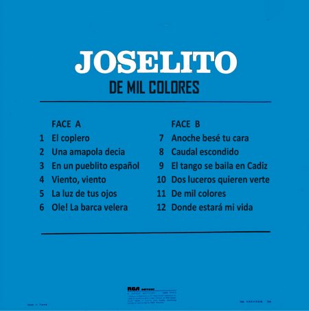 Joselito 2016 - De Mil Colores -Tras.jpg