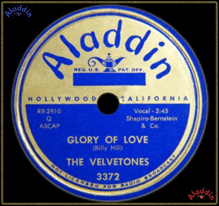 VELVETONES (LOS ANGELES) - GLORY OF LOVE_IC#002.jpg