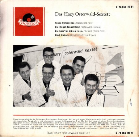 HAZY OSTERWALD-EP - Das Hazy Osterwald-Sextett- CV RS -.jpg