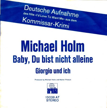 MICHAEL HOLM - Baby, Du bist nicht alleine - CV VS -.jpg