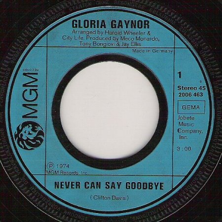 Gaynor, Gloria - Never can say goodbye (2).jpeg