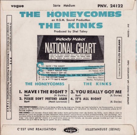 Honeycombs - EP &amp; Kinks_3.JPG