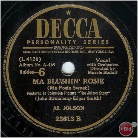 Jolson, Al - Decca 23613 B.jpg