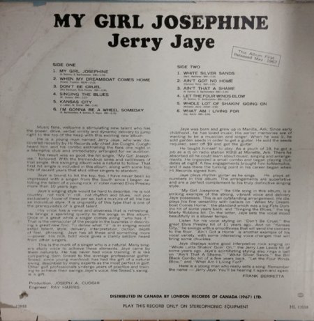 Jaye, Jerry - My Girl Josephine (2).jpg
