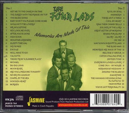 Four Lads - Memories are made of this (2).jpg
