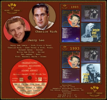 JERRY LEE LEWIS - AM I TO BE THE ONE (2) [FALSE START & TAKE]