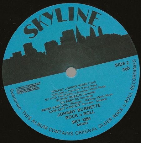 JOHNNY BURNETTE - LP's