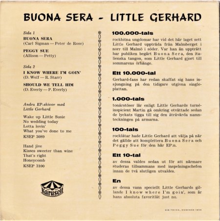 LITTLE GERHARD: 7-Single & EP Gallery
