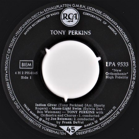 TONY PERKINS = Anthony Perkins
