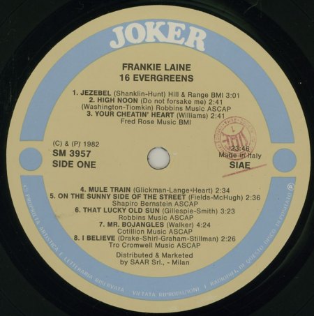 Frankie Laine und die Queen - LP's