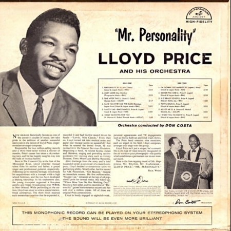 LLOYD PRICE ABC-PARAMOUNT LP ABC-297