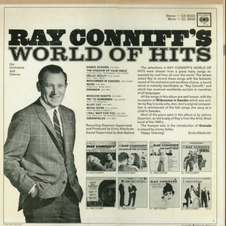 RAY CONNIFF COLUMBIA LP CS-9300