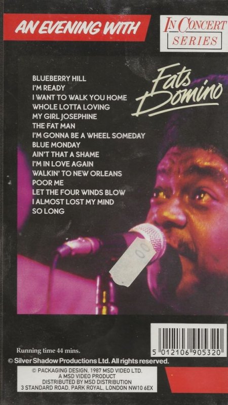 FATS DOMINO - Videos & DVDs