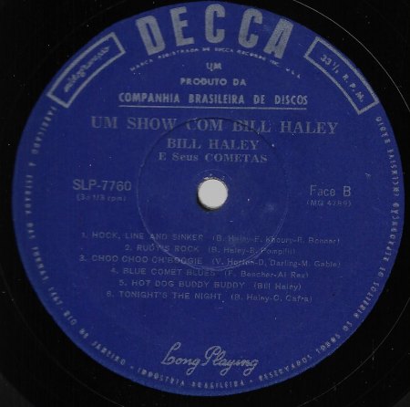 BILL HALEY - DECCA RECORDS
