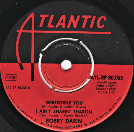 BOBBY DARIN - EPs